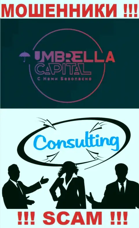 Umbrella Capital - это ВОРЮГИ, род деятельности которых - Консалтинг