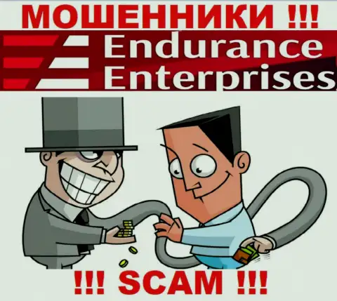 Доход с конторой Endurance Enterprises Вы не получите - не торопитесь заводить дополнительные финансовые активы