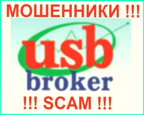 Лого мошеннической ФОРЕКС компании ЮСБ Брокер