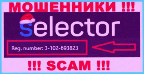 Selector Gg мошенники internet сети !!! Их регистрационный номер: 3-102-693823