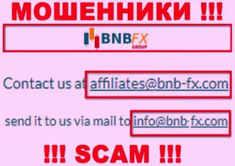 Е-мейл ворюг БНБ ЭфИкс, информация с официального сайта