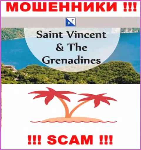 Оффшорные internet воры Плаза Трейд прячутся здесь - Saint Vincent and the Grenadines