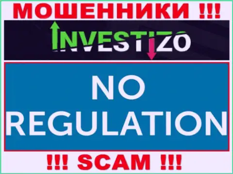 У компании Investizo нет регулирующего органа - интернет-мошенники безнаказанно одурачивают жертв