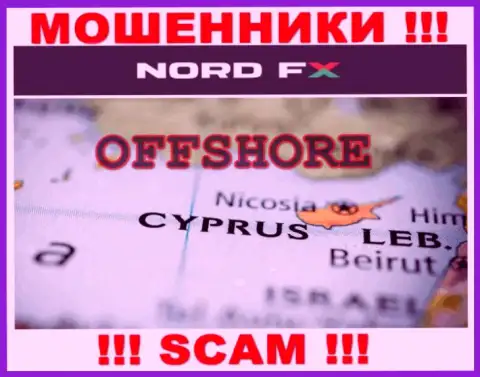 Компания НордФХ похищает финансовые средства лохов, зарегистрировавшись в офшоре - Кипр