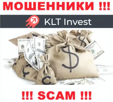 KLT Invest - это ЛОХОТРОН !!! Затягивают жертв, а после этого крадут все их финансовые активы