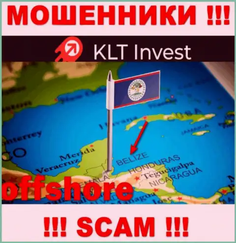 KLT Invest беспрепятственно грабят, потому что обосновались на территории - Belize