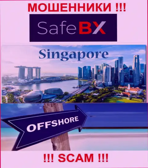 Сингапур - офшорное место регистрации разводил Сейф БХ, предоставленное на их сайте