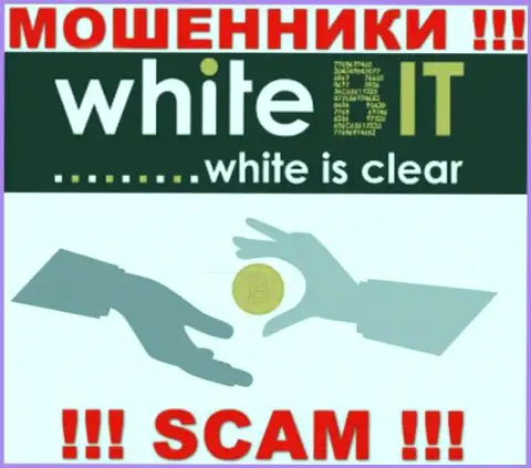 Crypto trading - это сфера деятельности мошеннической организации White Bit