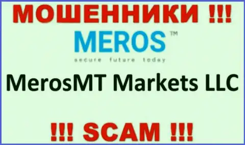 Компания, управляющая ворами MerosTM - это MerosMT Markets LLC