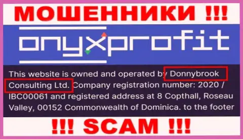 Юр. лицо компании Donnybrook Consulting Ltd - это Donnybrook Consulting Ltd, инфа позаимствована с официального информационного портала