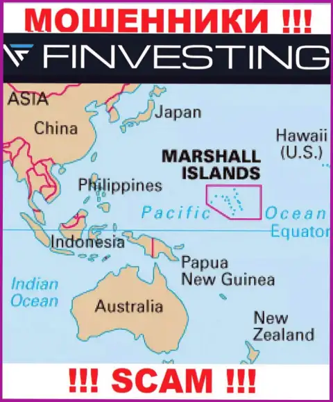 Маршалловы Острова - официальное место регистрации конторы Finvestings