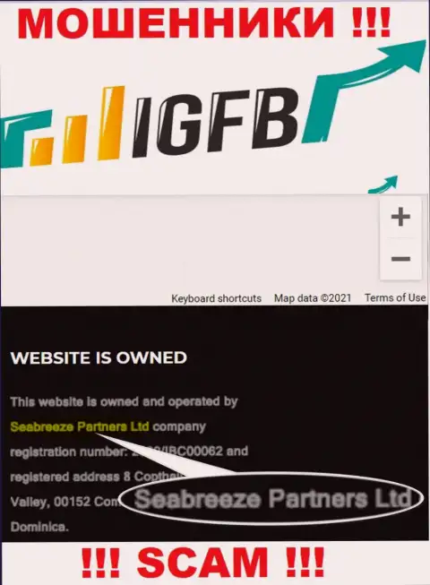 Seabreeze Partners Ltd управляющее организацией IGFB One