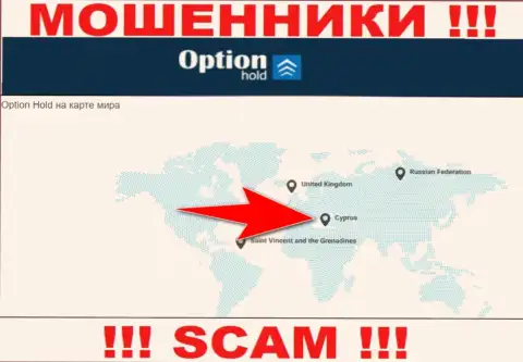 Оптион Холд - это интернет-мошенники, имеют офшорную регистрацию на территории Cyprus