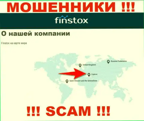 Finstox Com - это ворюги, их адрес регистрации на территории Cyprus