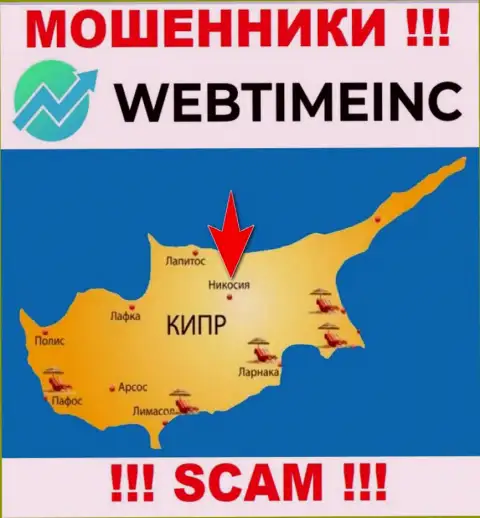 Контора ВебТаймИнк - это internet-мошенники, обосновались на территории Nicosia, Cyprus, а это оффшорная зона