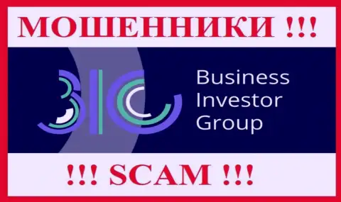 Лого МОШЕННИКОВ BusinessInvestorGroup