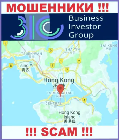 Оффшорное место регистрации BusinessInvestor Group - на территории Hong Kong