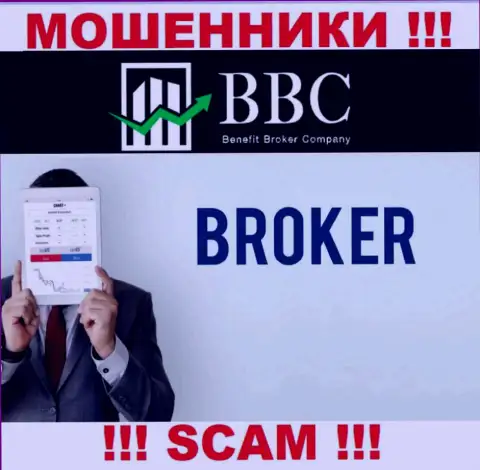 Не нужно доверять финансовые вложения BenefitBroker Company, ведь их область работы, Брокер, разводняк