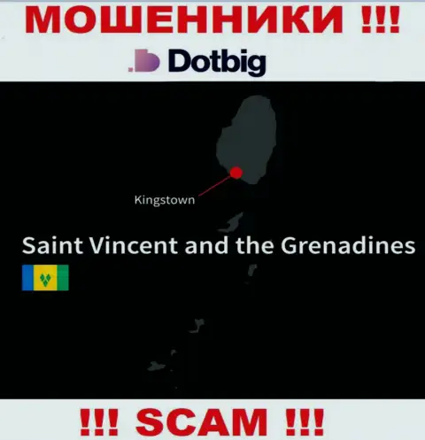 DotBig LTD имеют офшорную регистрацию: Kingstown, St. Vincent and the Grenadines - будьте очень внимательны, мошенники