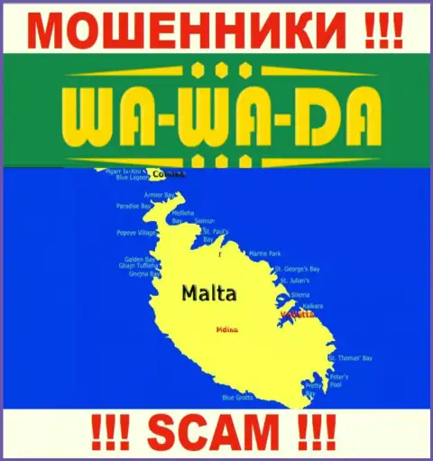 Malta - здесь зарегистрирована организация Ва-Ва-Да Ком