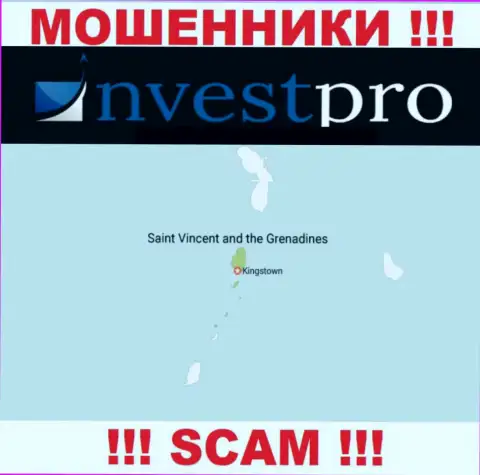 Ворюги NvestPro World находятся на территории - Сент-Винсент и Гренадины