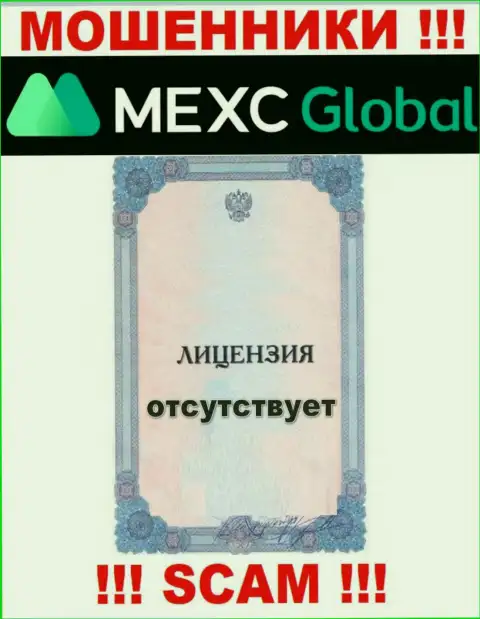 У мошенников MEXC на сайте не размещен номер лицензии конторы ! Осторожнее