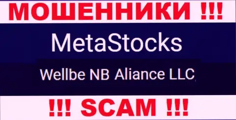 Юридическое лицо интернет-махинаторов Meta Stocks - это Wellbe NB Aliance LLC