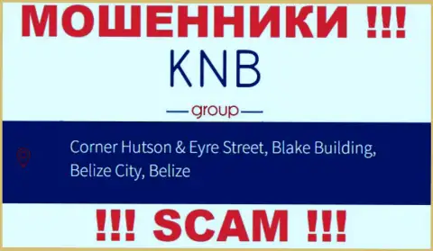 Денежные активы из организации КНБГрупп вывести не выйдет, поскольку расположились они в офшорной зоне - Corner Hutson & Eyre Street, Blake Building, Belize City, Belize