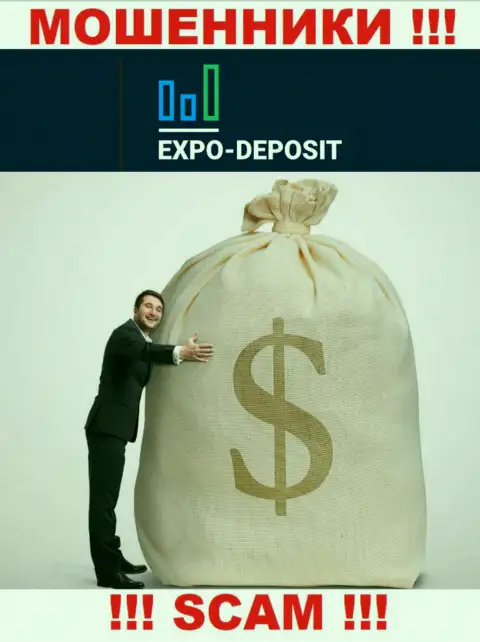 Нереально забрать назад депозиты из организации Expo Depo, следовательно ни копеечки дополнительно заводить не рекомендуем