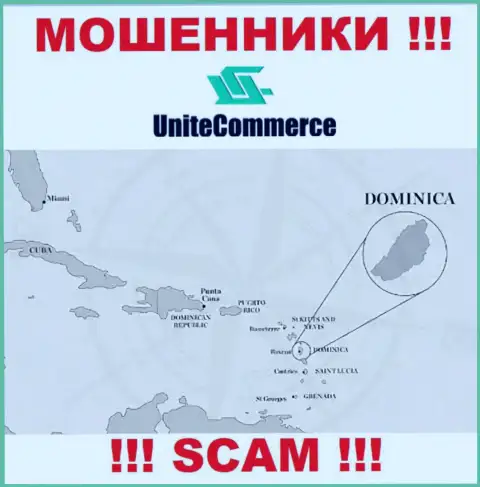 Unite Commerce пустили свои корни в офшорной зоне, на территории - Доминика