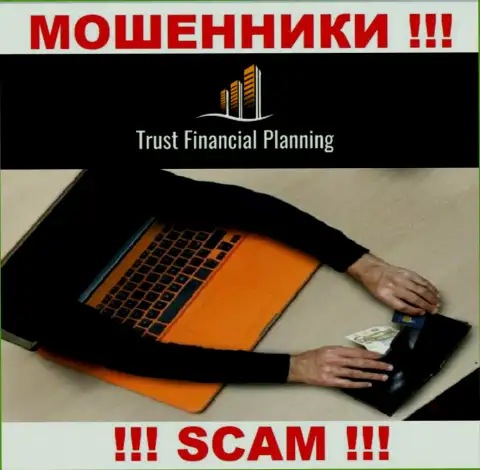 Захотели зарабатывать в internet сети с ворюгами Trust Financial Planning Ltd - это не получится однозначно, обведут вокруг пальца