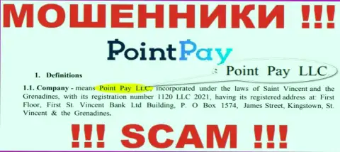 Point Pay LLC - это компания, управляющая internet-мошенниками Point Pay