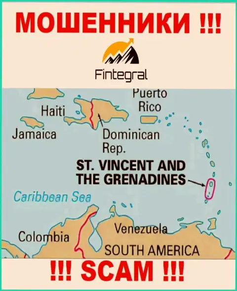St. Vincent and the Grenadines - здесь юридически зарегистрирована жульническая организация Финтеграл