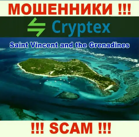 Из Cryptex Net деньги вернуть невозможно, они имеют оффшорную регистрацию - Сент-Винсент и Гренадины