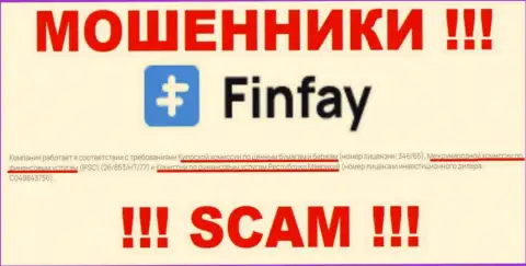 FinFay Com - это интернет мошенники, деятельность которых покрывают такие же жулики - CYSEC