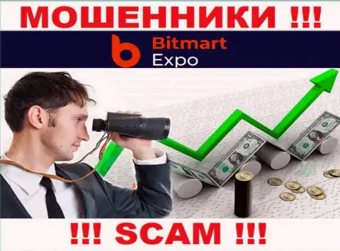 На сайте мошенников Bitmart Expo вы не найдете информации о регуляторе, его нет !!!