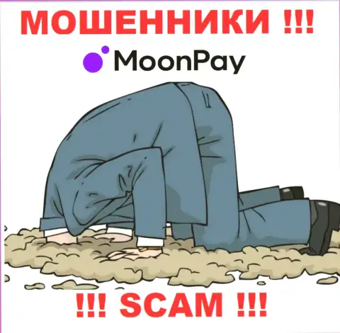 На сайте мошенников Moon Pay нет ни намека о регуляторе данной компании !!!