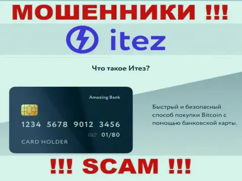Имея дело с Itez Com, область деятельности которых Виртуальный кошелёк, рискуете лишиться своих денежных активов